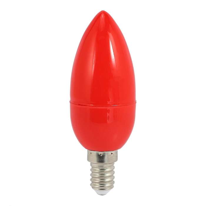 Led Candle Light Bulbs Red Fortune Lamp God Lights Energy Saving,e14