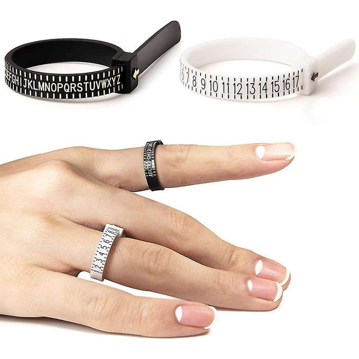 3pcs Measuring Tool Reusable Finger Size 2 American and 1 British