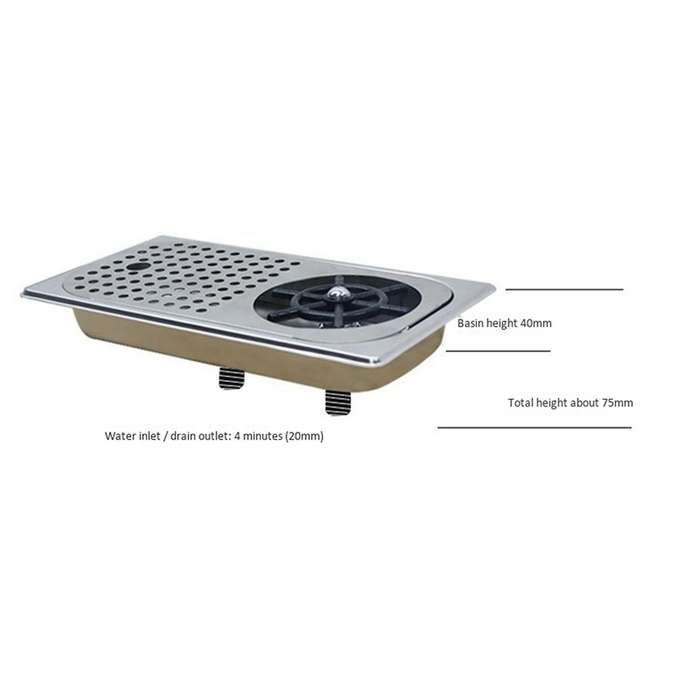 Glass Rinser Diameter Rinser for Beer Milk Tea Cup for Hotel Bar