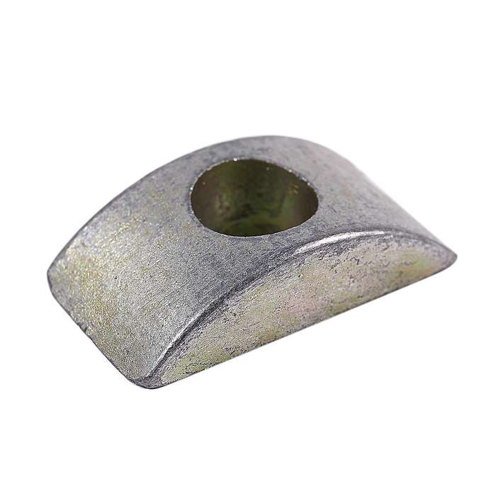 8.5mm Hole Furniture Connector Fittings Half Moon Nuts 10 Pcs