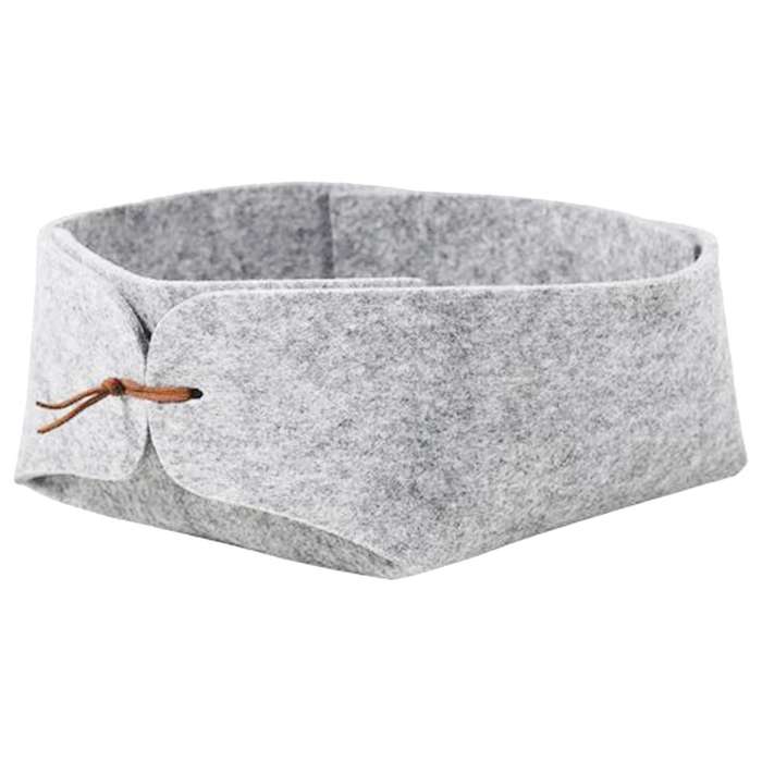 Felt Storage Box Desktop Tray Bowl Collecting Basket Sundry