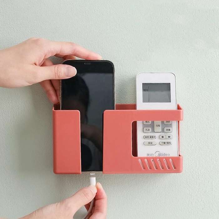 Wall-mounted Storage Box Mobile Phone Remote Control Storage Rack-1