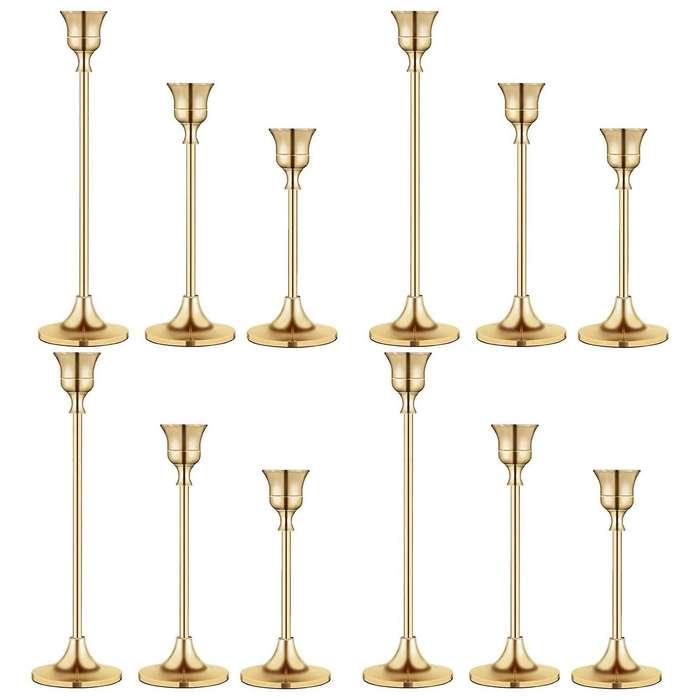 Candlestick Holders Taper Candle Holder Vintage Modern Decor B