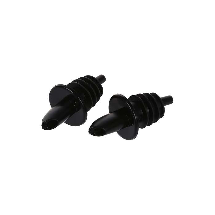 6pcs Plastic Free Flow Liquor Spirit Bottle Pourer Bar