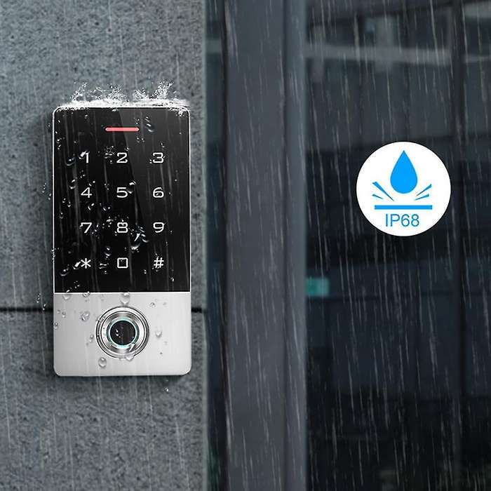 Wifi Tuya Metal Fingerprint Smart Door Lock Ip68 Pin Card