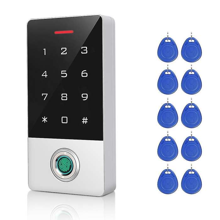 Wifi Tuya Metal Fingerprint Smart Door Lock Ip68 Pin Card