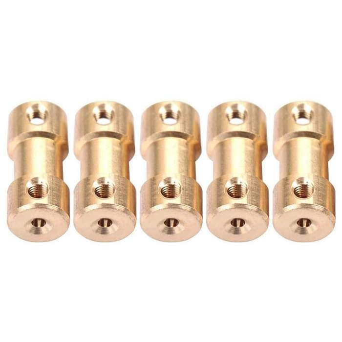 5 Pcs Motor Coupling Connector Sleeve Transfer Joint Adapter
