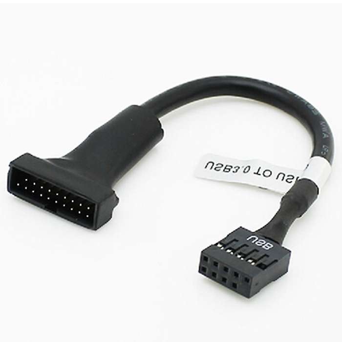 2 Pcs Motherboard Adapter Cable,19 Pin Usb3.0 to 9 Pin Usb2.0 Female