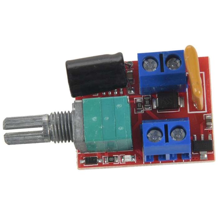 Dc Motor Board 3v-35v 5a Pwm Governor Led Indicator