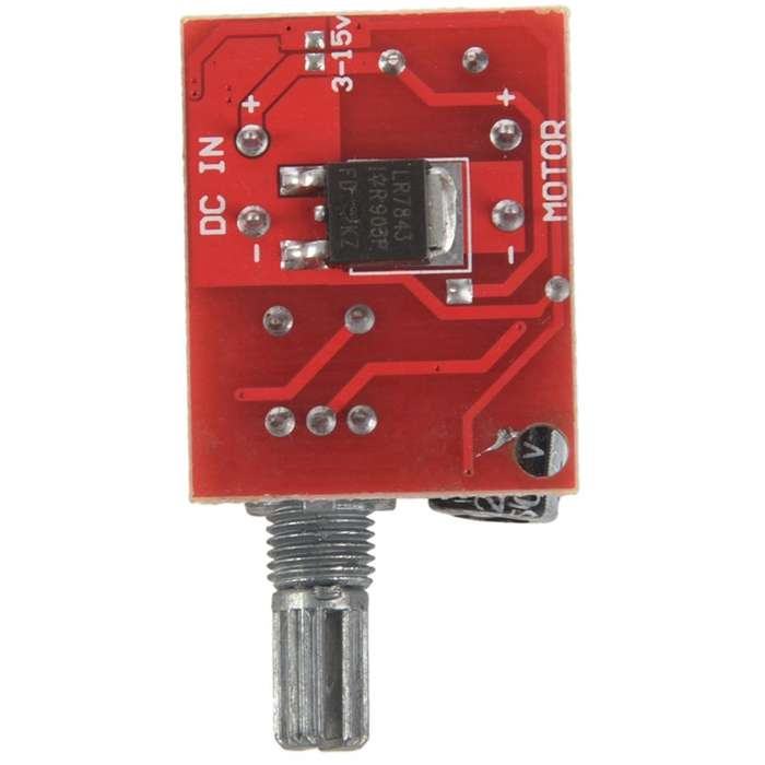 Dc Motor Board 3v-35v 5a Pwm Governor Led Indicator