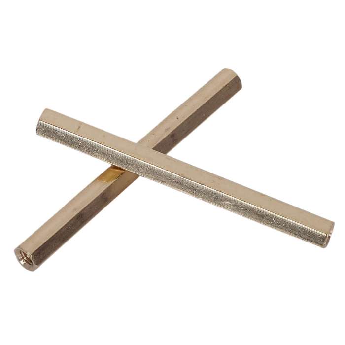 2x M3 X 50mm Female/female Thread Brass Hex Standoff Spacer 10pcs