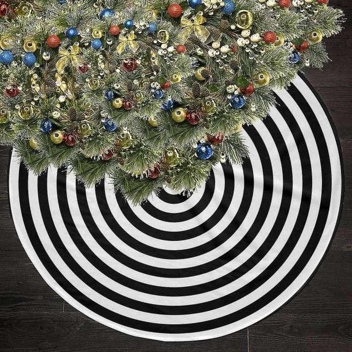45inch Christmas Tree Skirt,for Xmas Tree Mat Halloween Decorations