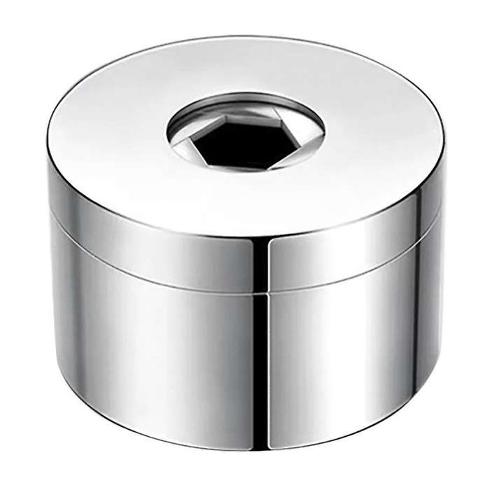 Stainless Steel Ashtray Anti Fly Ash Ashtray with Cover ,shiny Silver