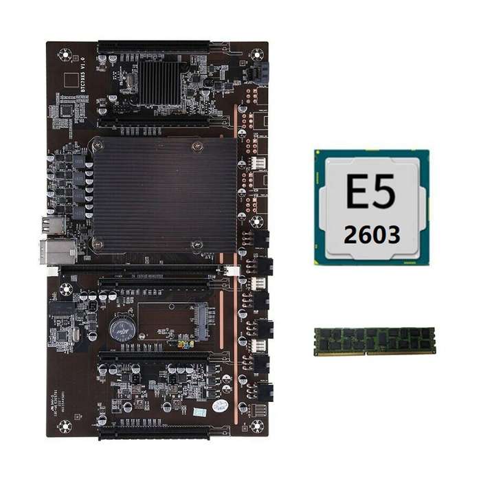 X79 H61 Btc Mining Motherboard Lga 2011 Ddr3 Support 3060 3080