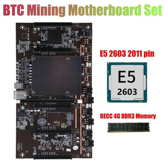 X79 H61 Btc Mining Motherboard Lga 2011 Ddr3 Support 3060 3080