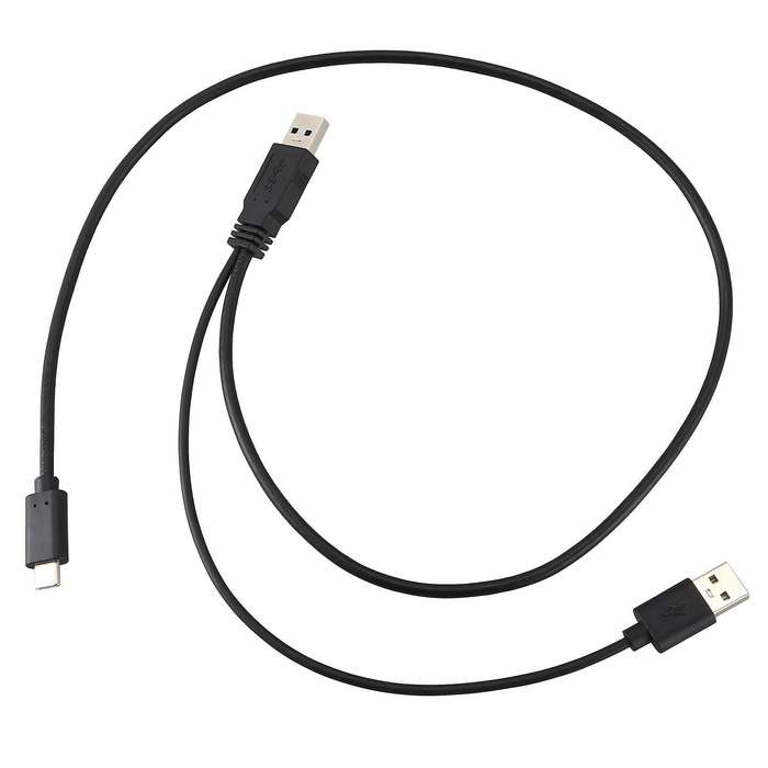 Usb 3.0 Male & Usb 2.0 Dual Power Data for Laptop & Hard Disk Cable