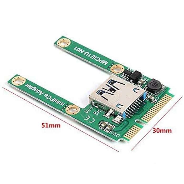 Mini Pci-e to Usb3.0 Adapter Card, Suitable for Notebook Computers