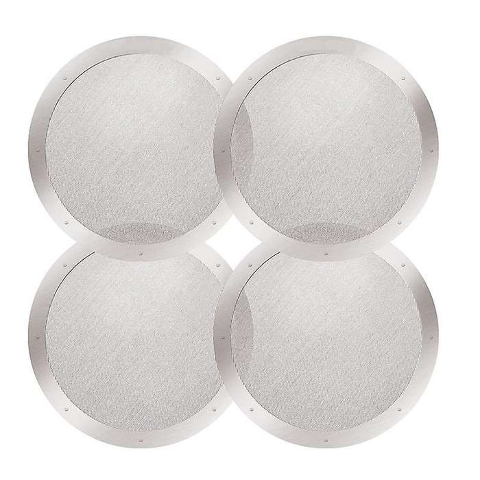 4-pack Reusable Stainless Steel Filters for Aeropress Coffee Makers