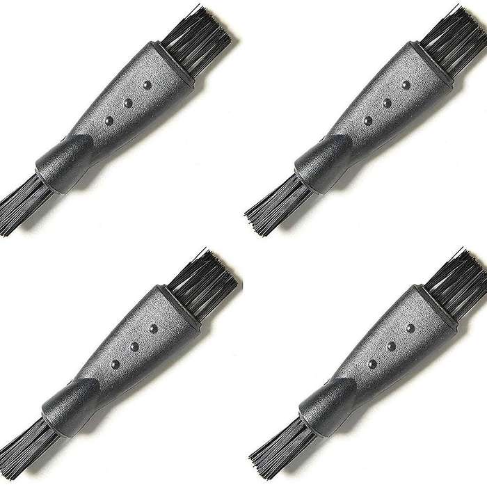 4pieces Double-sided Razor Trimmer Shaver Cleaning Brush