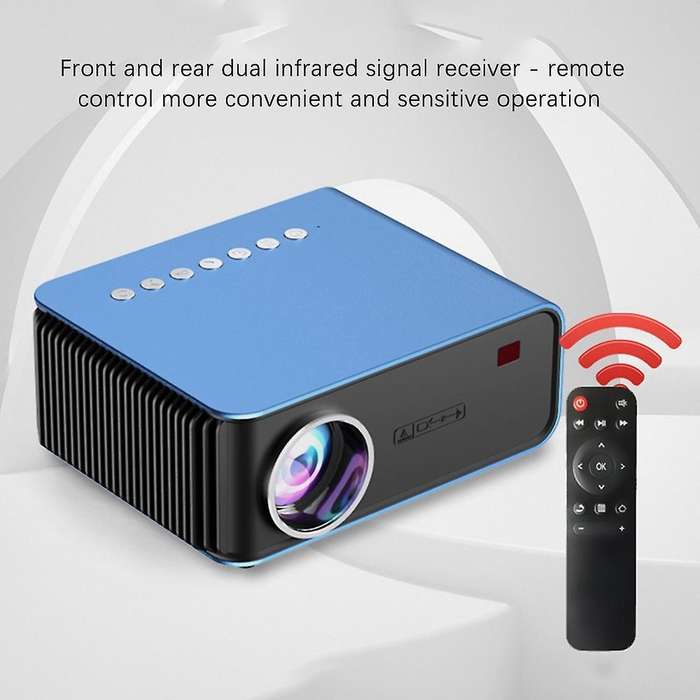 T4 Mini Projector for Home Supports 1080p Tv Full Hd Portable-eu Plug
