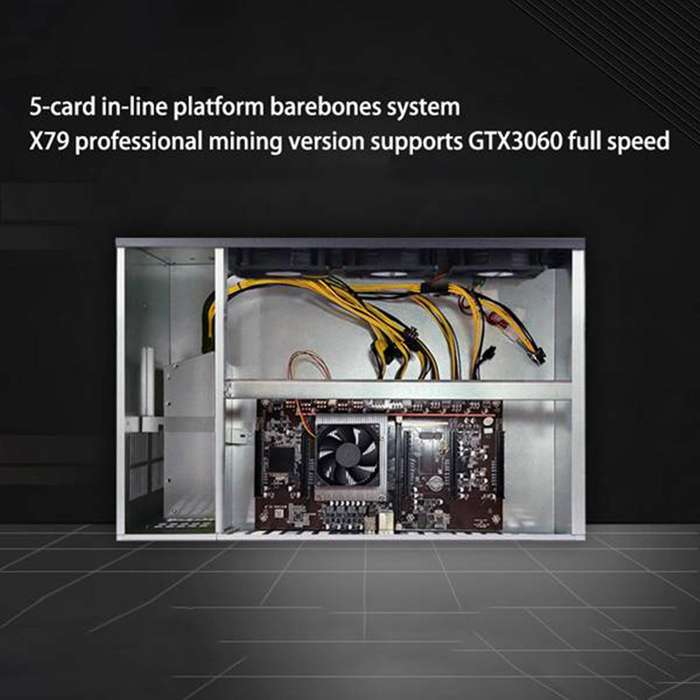 X79 H61 Btc Miner Motherboard with Cooling Fan for Btc Miner Mining