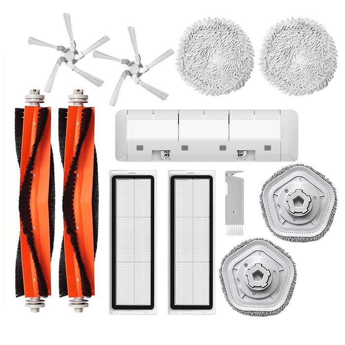 16 Pcs Main Brush Side Brush Mop Cloth Hepa Filter Parts