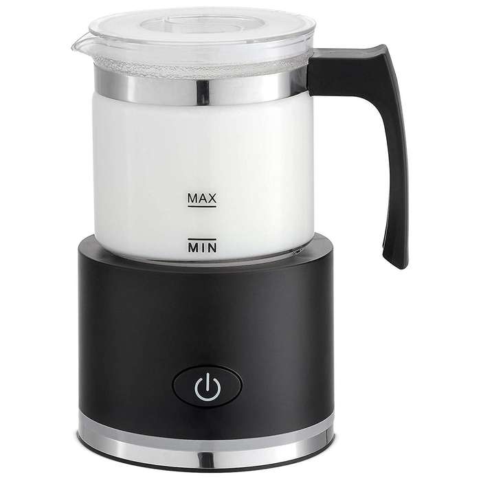 Milk Frother, Warmer with Hot Or Cold Functionality Eu Plug Black