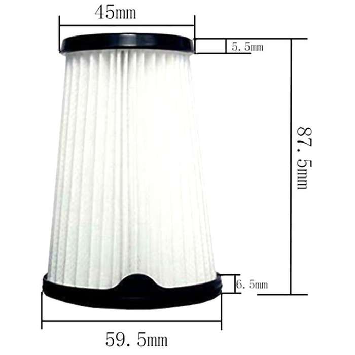 2 Pcs Filter for Electrolux Aeg Aef150, for Ergorapido Cx7-2 Models