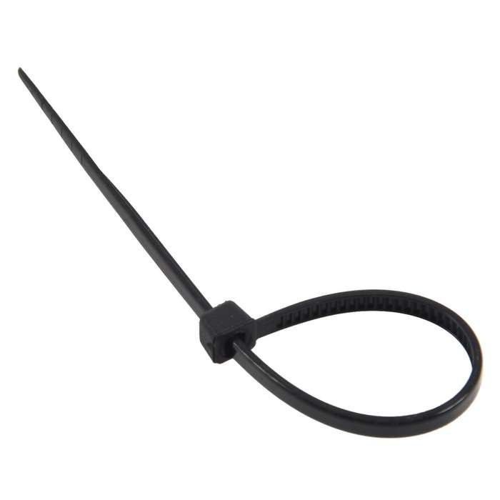 300pcs Black Nylon Cable Zip Ties Self Locking 2.5 X 100mm
