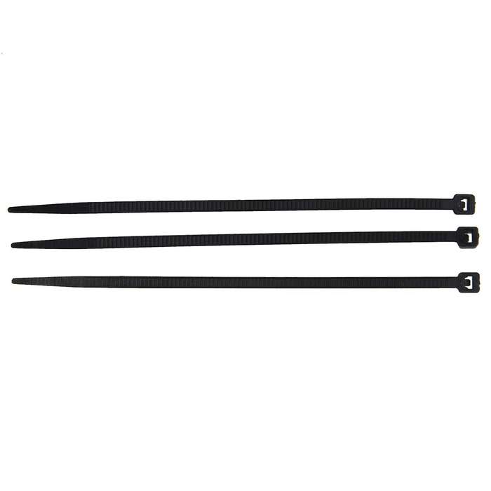 300pcs Black Nylon Cable Zip Ties Self Locking 2.5 X 100mm