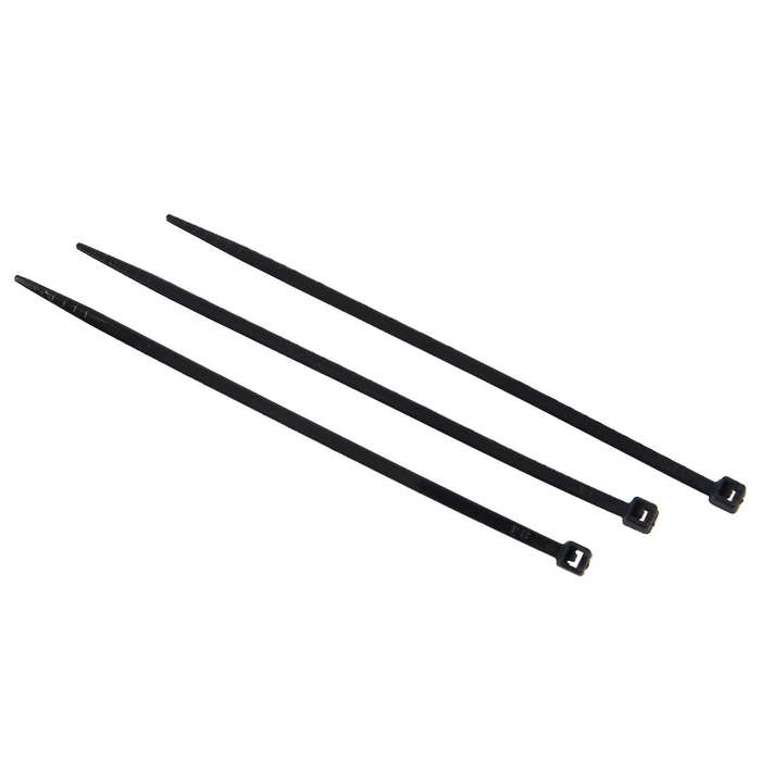 300pcs Black Nylon Cable Zip Ties Self Locking 2.5 X 100mm