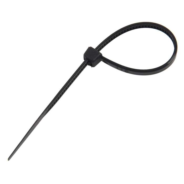 300pcs Black Nylon Cable Zip Ties Self Locking 2.5 X 100mm