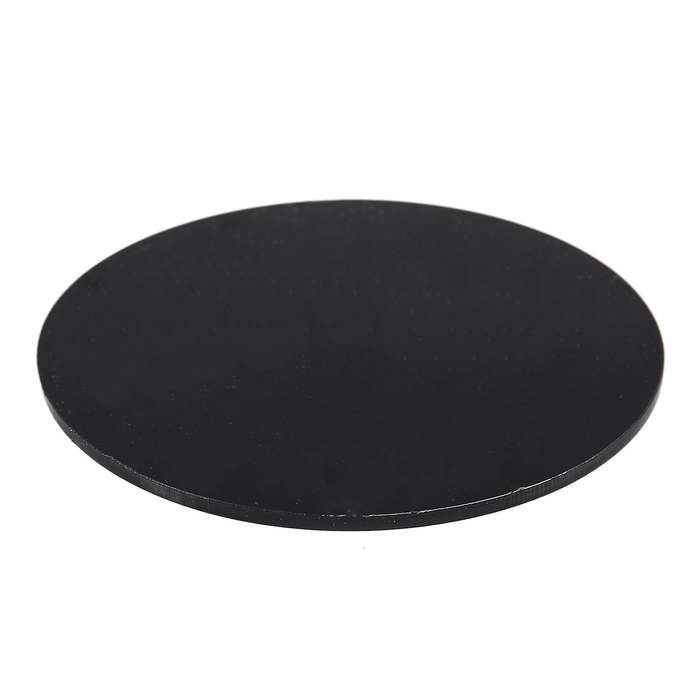 Black 3mm Acrylic Plastic Circular Plate Round Mirror Diameter: 50mm