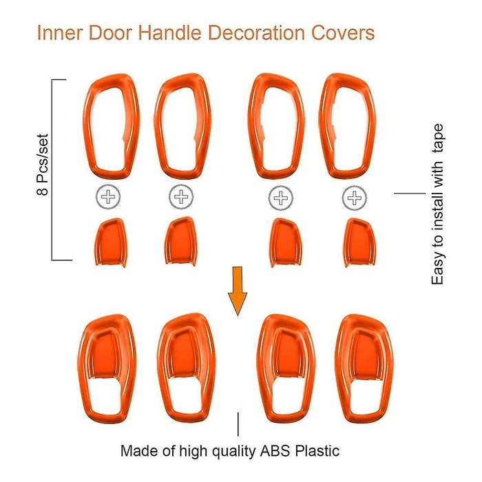 Air Conditioning Vent Interior for Jeep Renegade 2016-2018 (orange)