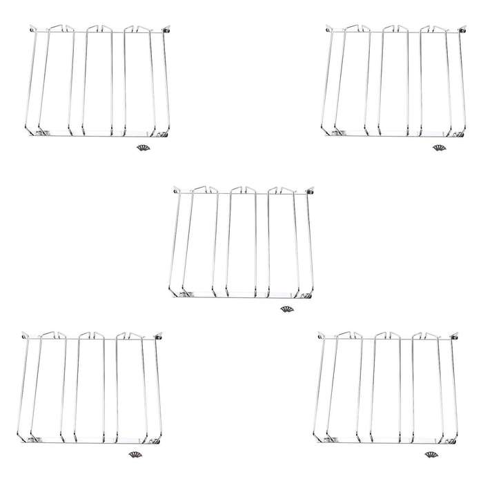 5x Under Cabinet Stemware Wine Glass Holder Rack 2.17 Inch Deep