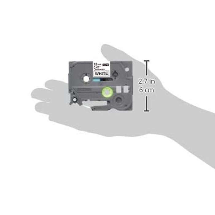For Brother P-press Tze Label Tape 12mm 0.47 Inch Laminated ,2-pack