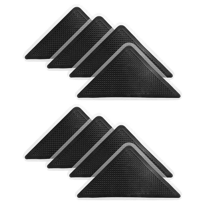 8pc Rug Gripper with 8pcs Auxiliary Stickers Double Sided