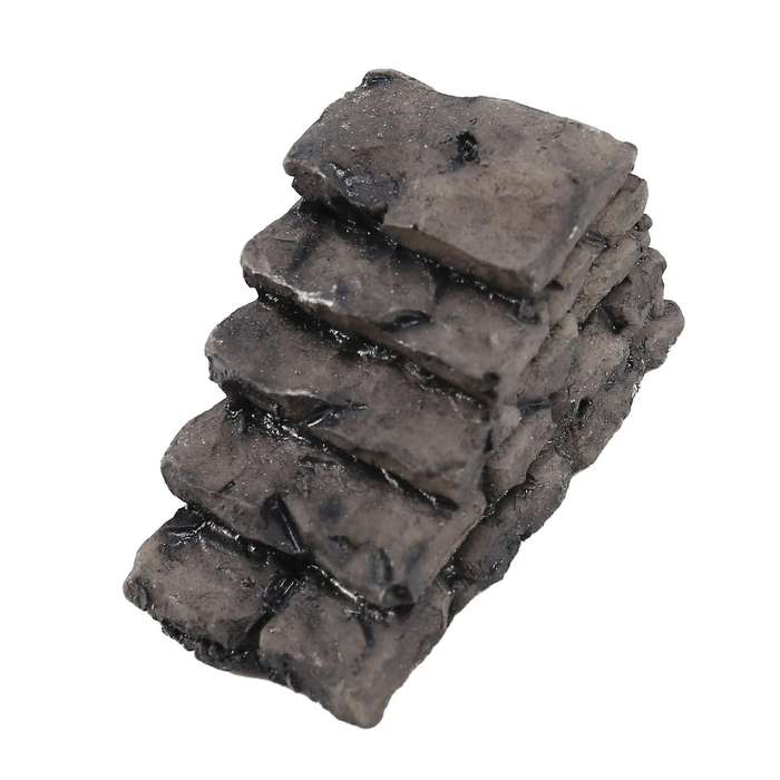 Resin Bridge Stair Pot Plant Bonsai Craft Straight Stairs Gray