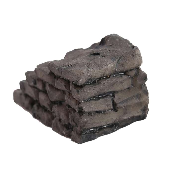 Resin Bridge Stair Pot Plant Bonsai Craft Straight Stairs Gray