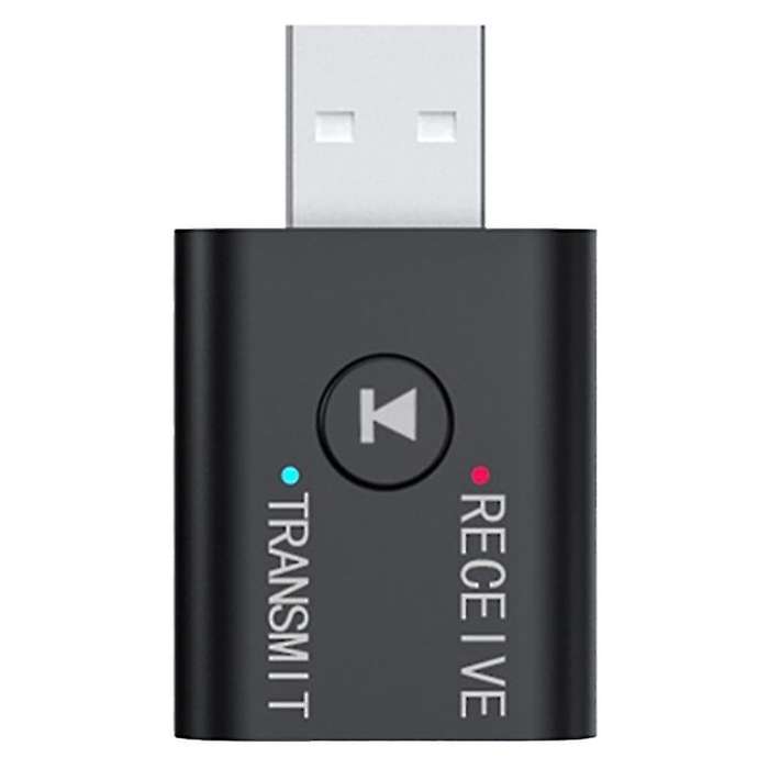 Portable Bluetooth 5.0 Transmitter Receiver 3.5mm Aux Usb Mini 2 In 1