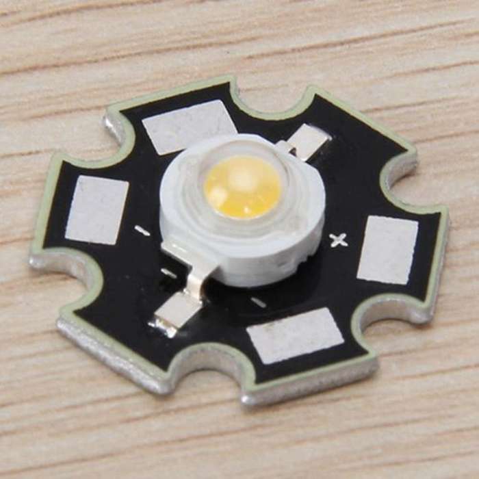 2x 3w High Power Star Led Light Lamp Bulb (white)