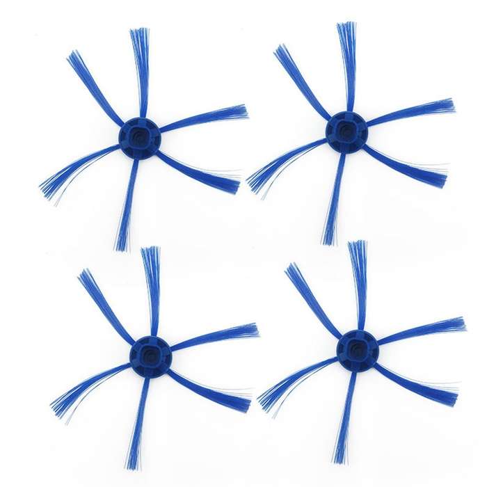 4pcs 6-armed Sweeping Robot Side Brushes for Philips Fc8796 Fc8794