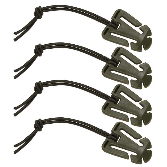 4pcs Molle Web Dominators with Elastic String,multipurpose Fastener