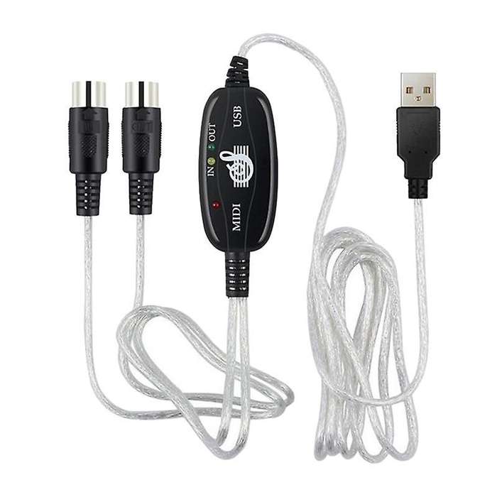 Usb to Midi 5pin Cable Converter for Piano Electronic Instruments