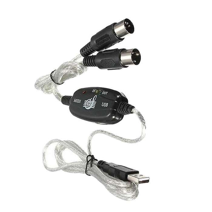 Usb to Midi 5pin Cable Converter for Piano Electronic Instruments