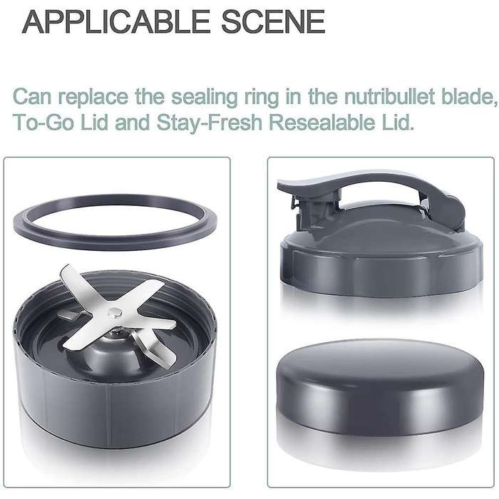6 Pcs Gasket Replacement, Parts for Nutribullet Pro Blender 900w