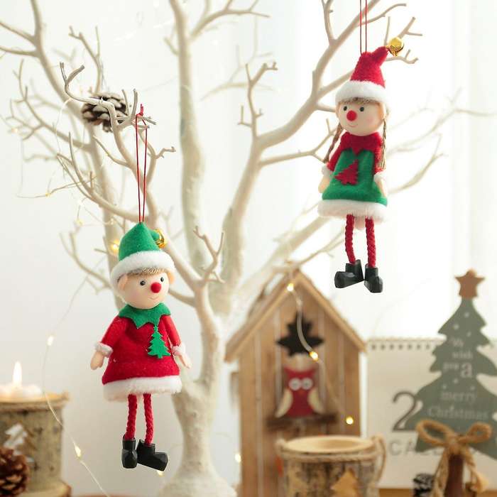 Christmas Angel Girl Doll New Year Christmas Ornaments Pendant Gift