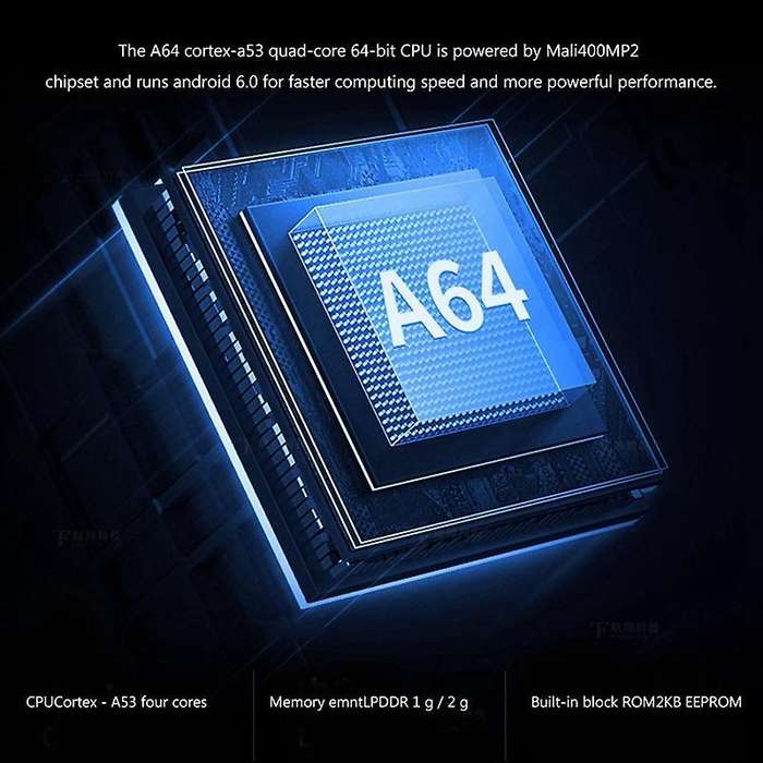 Jws-a64 Android Motherboard Uses Allwinner A64 Chip 2gb Memory