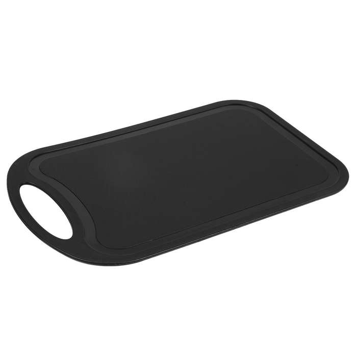 Plastic Chopping Block Vegetable Cutting Board with Hang Hole Black