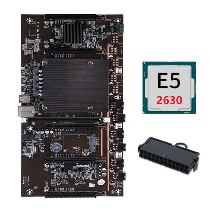 X79 H61 Btc Miner Motherboard with E5 2630 Cpu for Btc Miner Mining